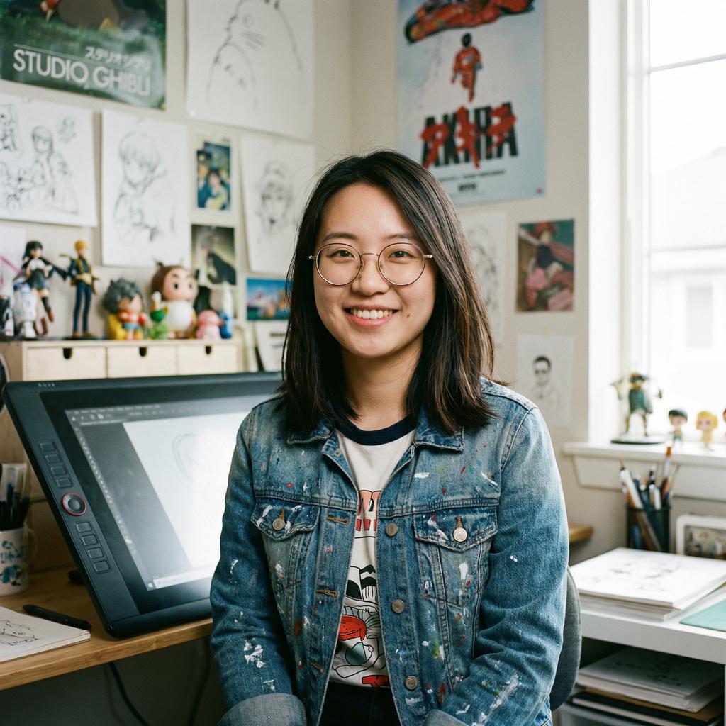 少女萝莉原画师林小雨